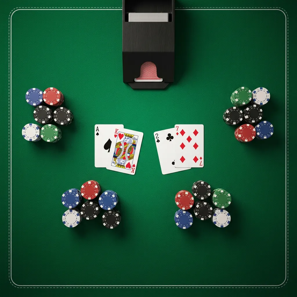 Blackjack Stalas Viršuje